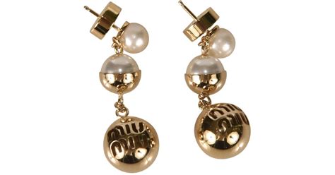 miu miu earrings sale|miu michu earrings.